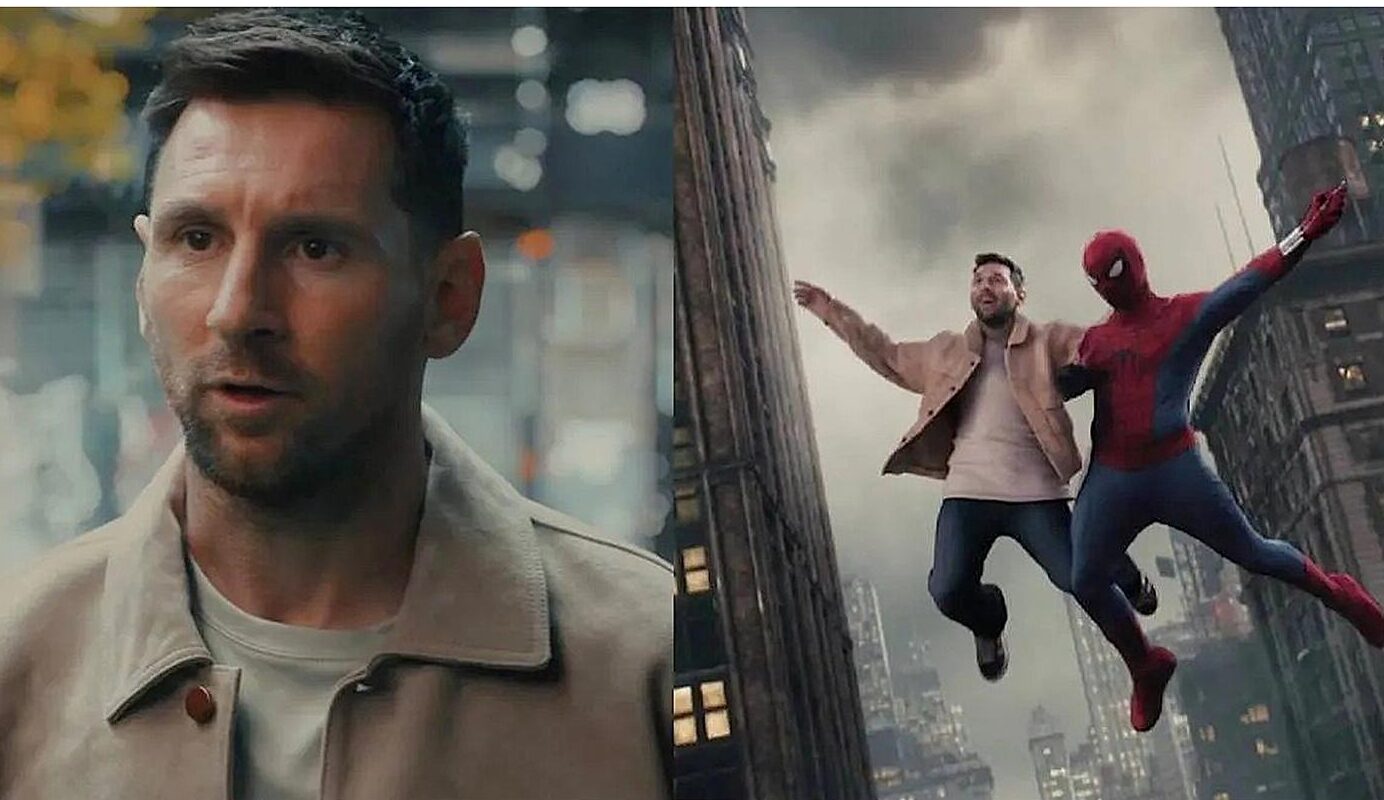 Messi protagoniza la nueva promoción de «Spider-Man» junto a Tom Holland