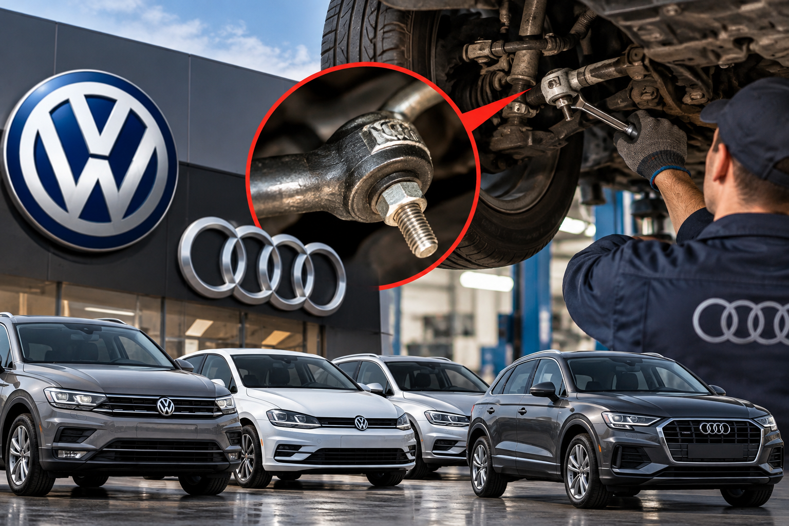 Volkswagen y Audi retiran casi tres millones de vehículos por un posible fallo en la dirección