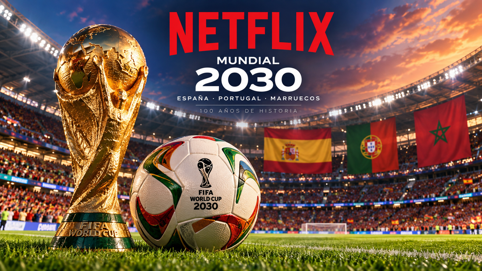 Netflix emitirá en exclusiva el Mundial 2030 en España y Andorra